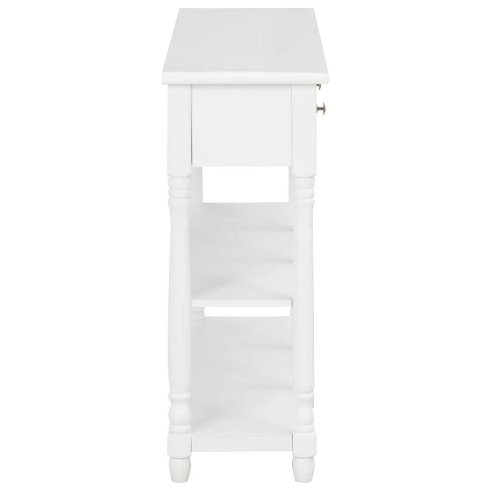 Console Table vidaXL White 120x30x76 cm MDF by vidaXL