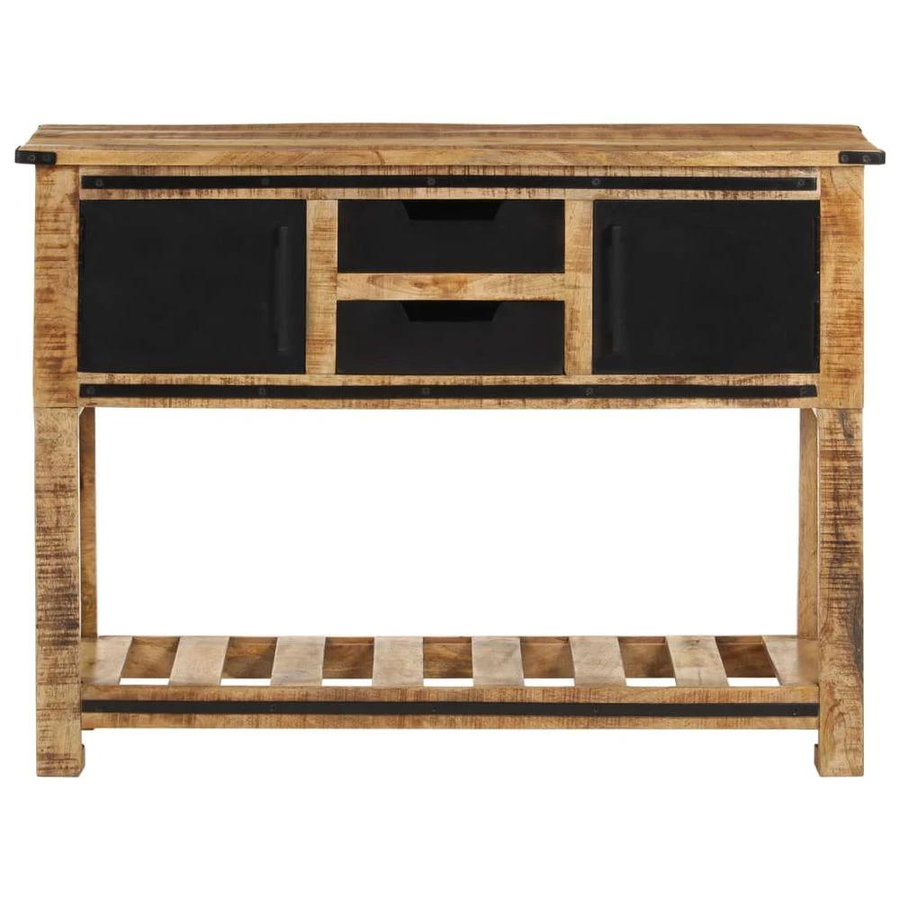 Console Table 100x35x75 cm vidaXL Solid Wood Mango by vidaXL