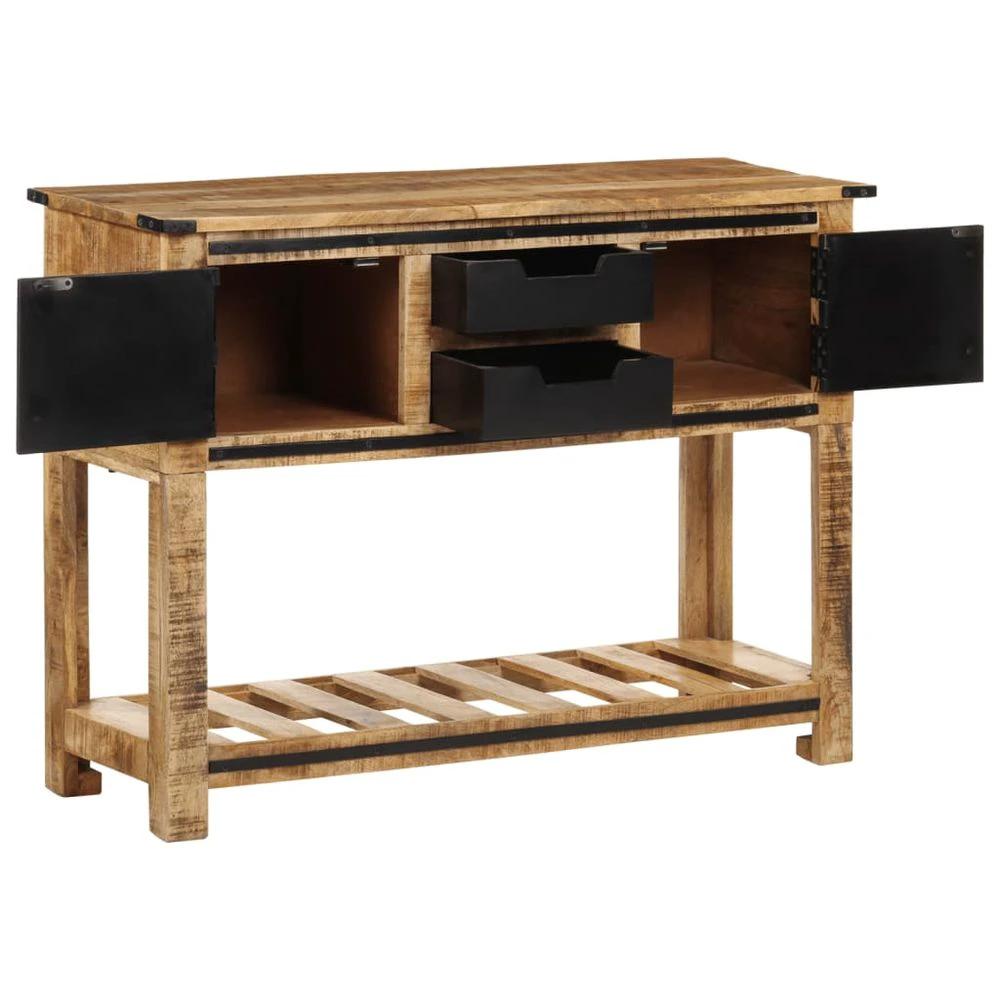 Console Table 100x35x75 cm vidaXL Solid Wood Mango by vidaXL
