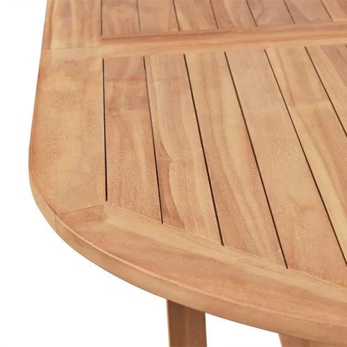 Garden Table 180x90x75 cm Solid Teak Wood by vidaXL