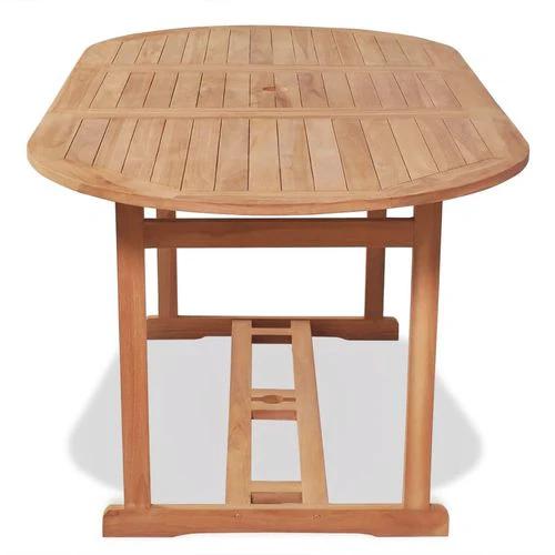 Garden Table 180x90x75 cm Solid Teak Wood - from vidaXL