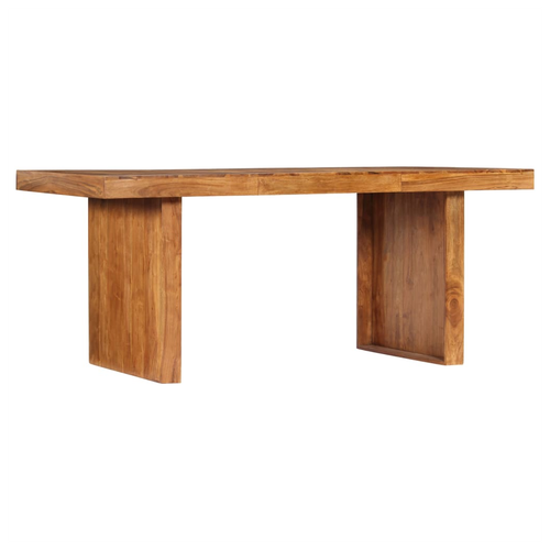vidaXL Dining Table 180x90x75 cm Solid Acacia Wood by vidaXL