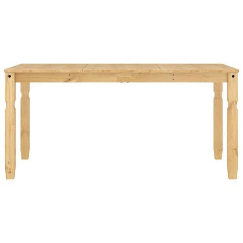 vidaXL Dining Table Corona 160x80x75 cm Solid Wood Pine -