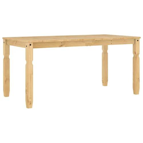 vidaXL Dining Table Corona 160x80x75 cm Solid Wood Pine by vidaXL