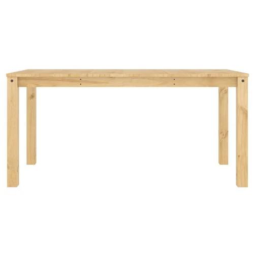 vidaXL Dining Table Panama 160x80x75 cm Solid Wood Pine by vidaXL