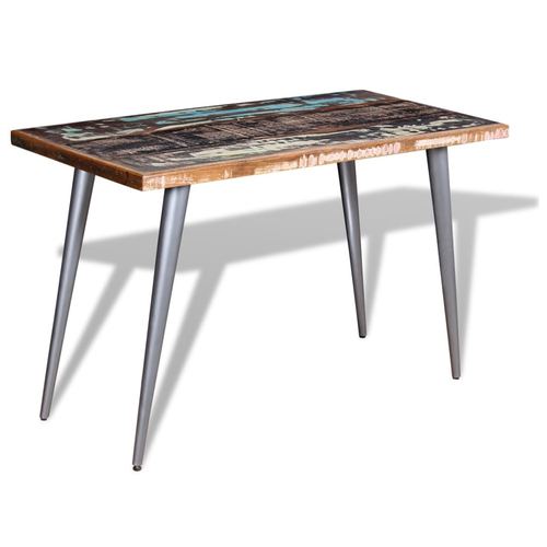 vidaXL Dining Table Solid Reclaimed Wood 120x60x76 cm by vidaXL