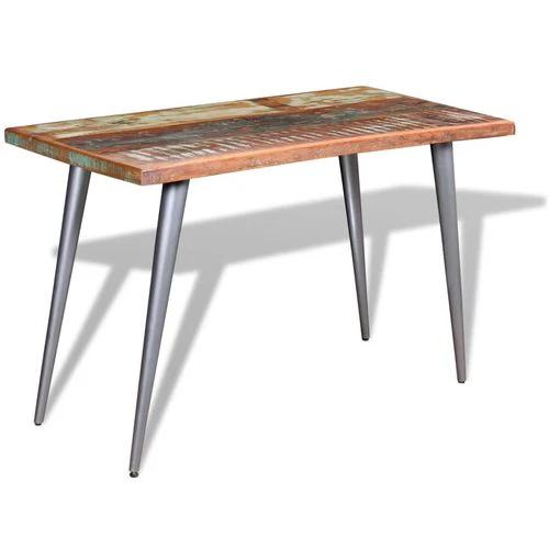 vidaXL Dining Table Solid Reclaimed Wood 120x60x76 cm by vidaXL