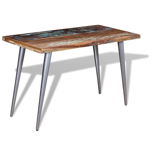 vidaXL Dining Table Solid Reclaimed Wood 120x60x76 cm by vidaXL