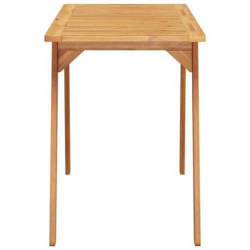 vidaXL Garden Dining Table 110x56x75 cm Solid Wood Acacia by vidaXL