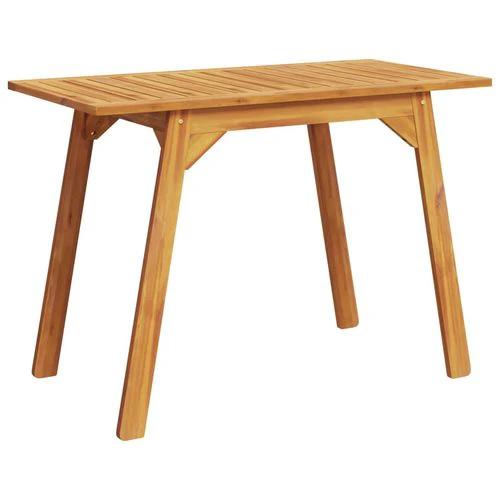 vidaXL Garden Dining Table 110x56x75 cm Solid Wood Acacia -