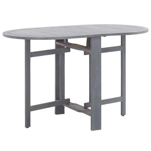 vidaXL vidaXL Garden Table Grey 120x70x74 cm Solid Acacia Wood -