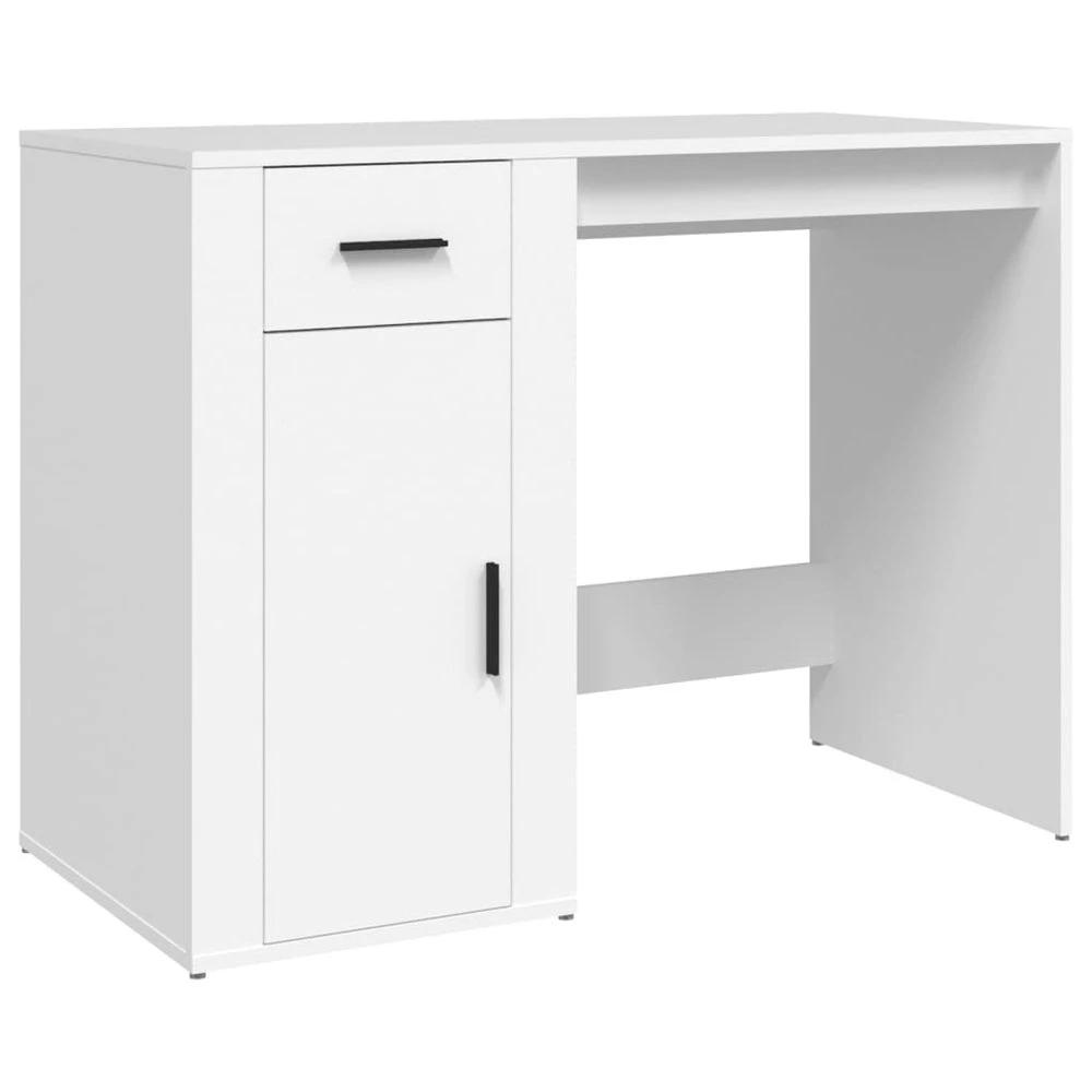 vidaXL Desk White 100x49x75 cm vidaXL Engineered Wood - Desks Desk