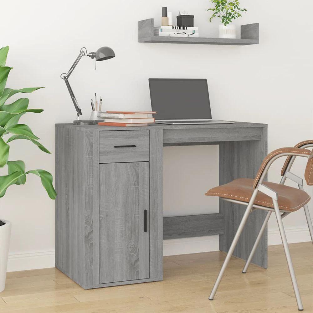 vidaXL Desk White 100x49x75 cm vidaXL Engineered Wood - Desks Desk