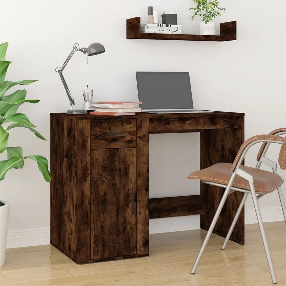 vidaXL Desk White 100x49x75 cm vidaXL Engineered Wood - Desks Desk