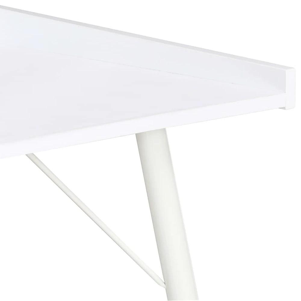 vidaXL Modern Desk White vidaXL 90x50x79 cm vidaXL - Engineered Wood - Desks Desk