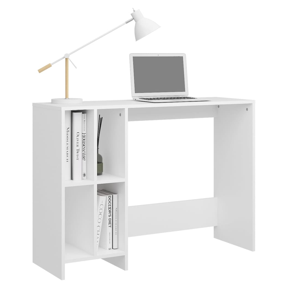 Notebook Desk White 102.5x35x75 cm vidaXL Engineered Wood by vidaXL