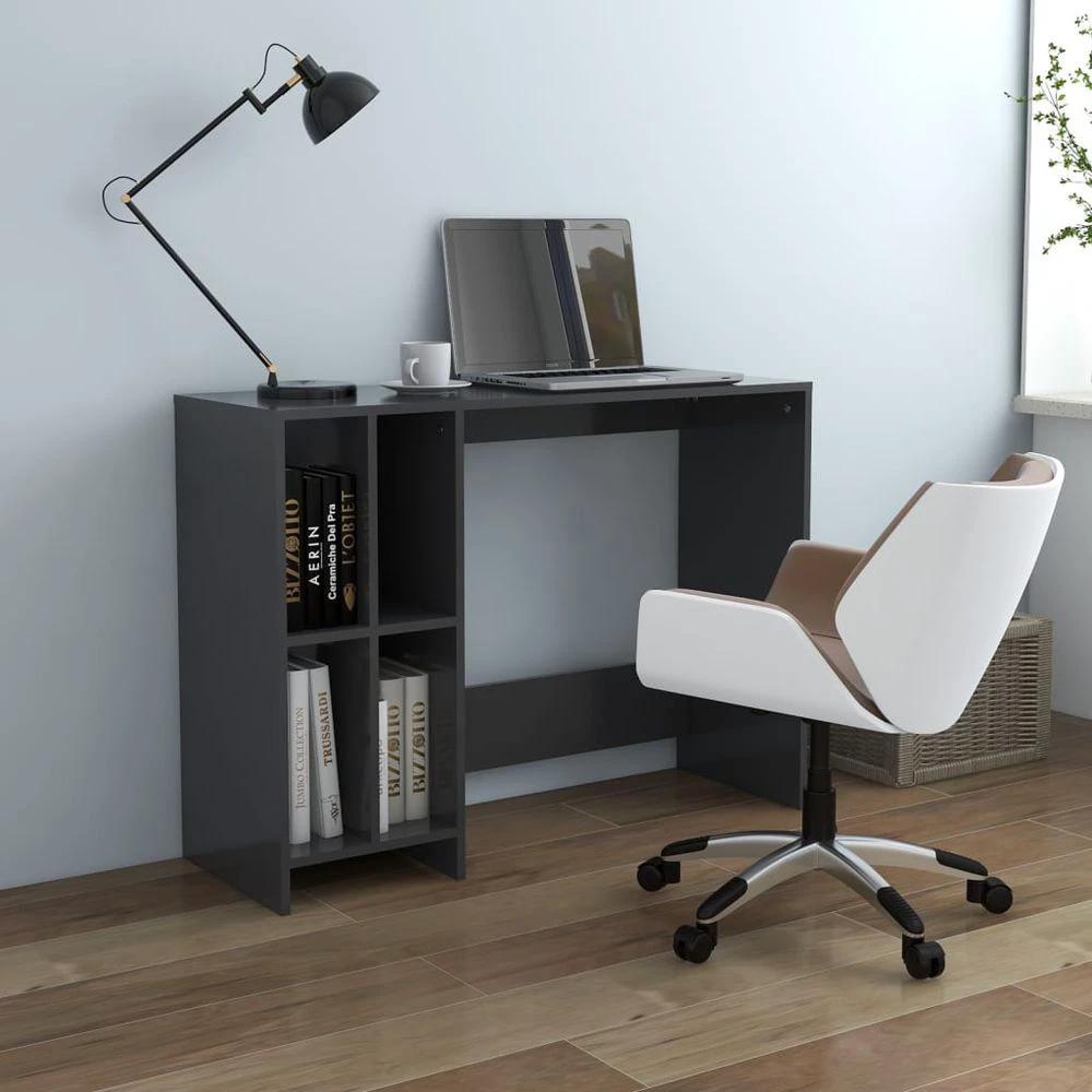 Notebook Desk White 102.5x35x75 cm vidaXL Engineered Wood by vidaXL