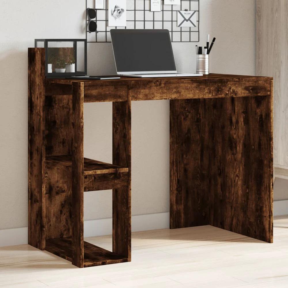 vidaXL Office Desk White 103.5x56.5x94 cm Engineered Wood - Desks Desk