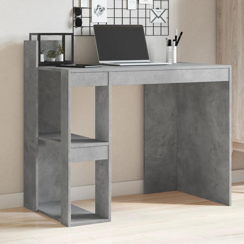vidaXL Office Desk White 103.5x56.5x94 cm Engineered Wood - Desks Desk