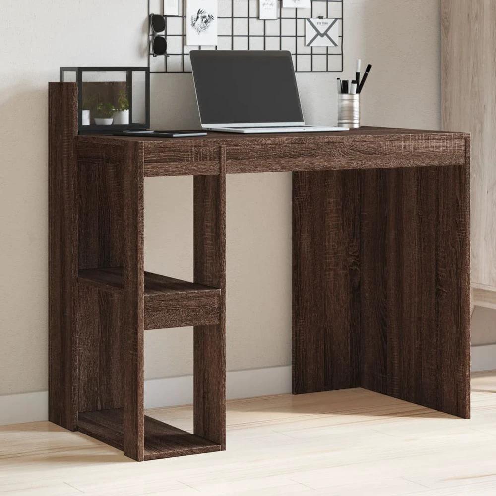 vidaXL Office Desk White 103.5x56.5x94 cm Engineered Wood - Desks Desk