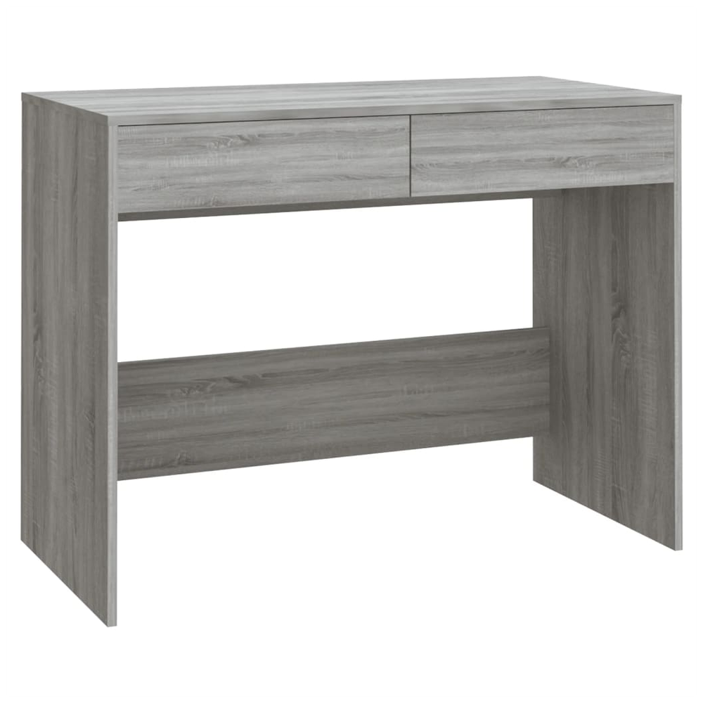 Desk Grey Sonoma 101x50x76.5 cm vidaXL Engineered Wood by vidaXL