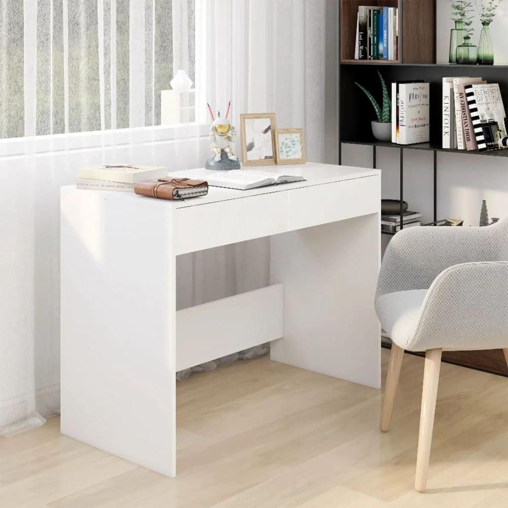 vidaXL Desk Grey Sonoma 101x50x76.5 cm vidaXL Engineered Wood - Desks Desk