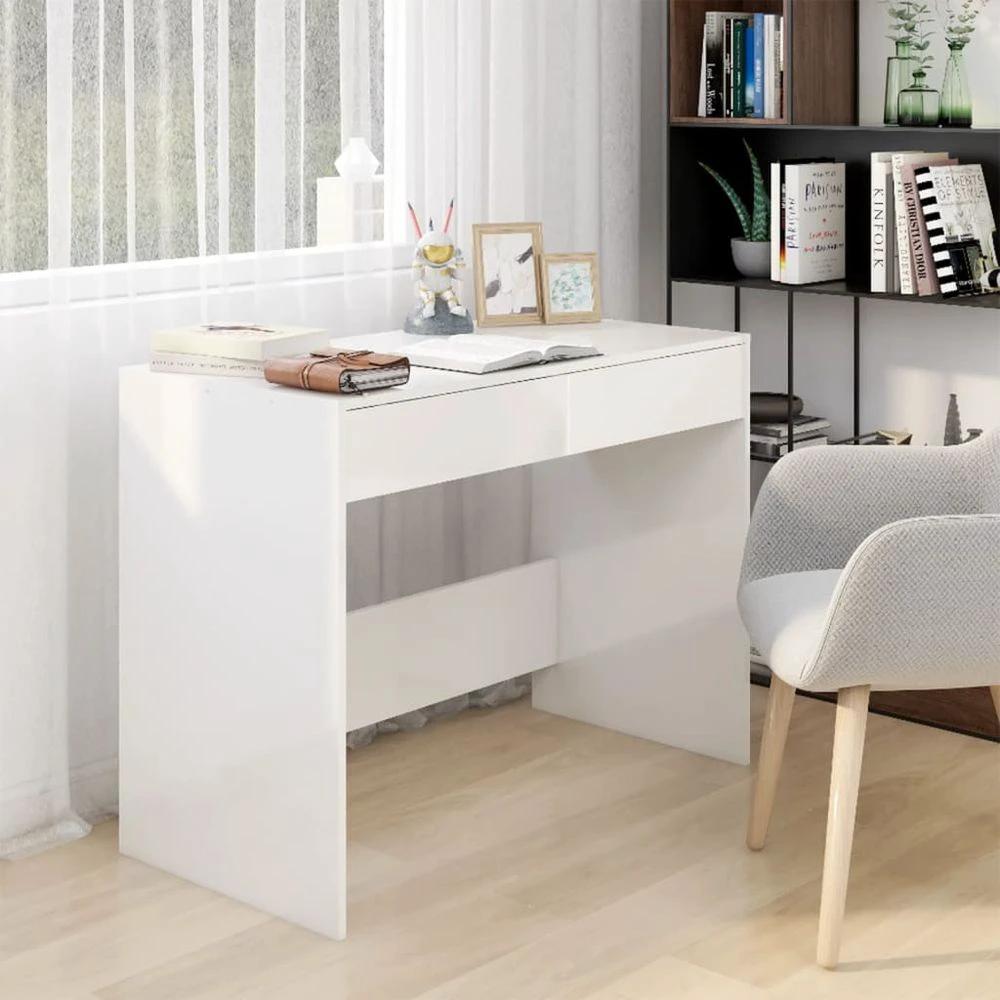 vidaXL Desk Grey Sonoma 101x50x76.5 cm vidaXL Engineered Wood - Desks Desk