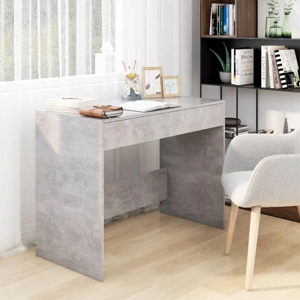 vidaXL Desk Grey Sonoma 101x50x76.5 cm vidaXL Engineered Wood - Desks Desk