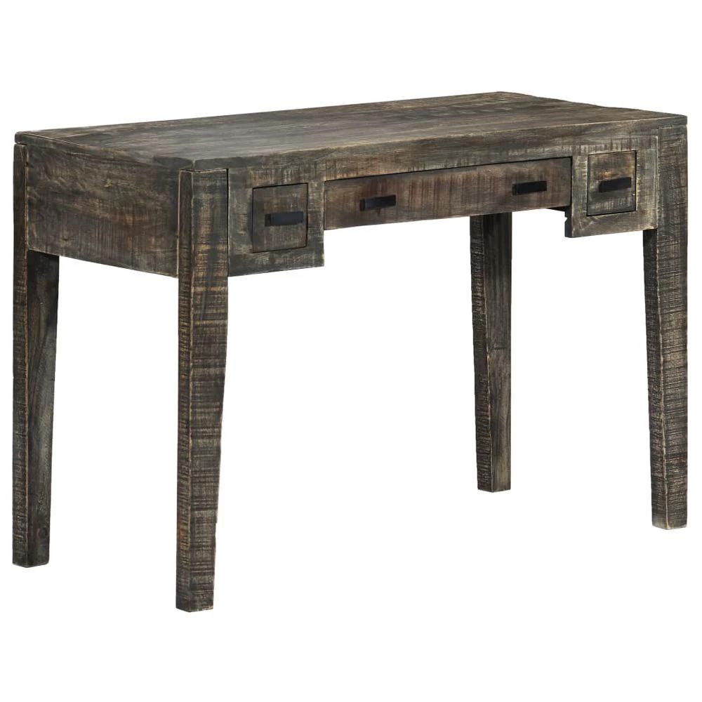 vidaXL Desk Black 110x50x75 cm vidaXL Solid Mango Wood - Desks Desk