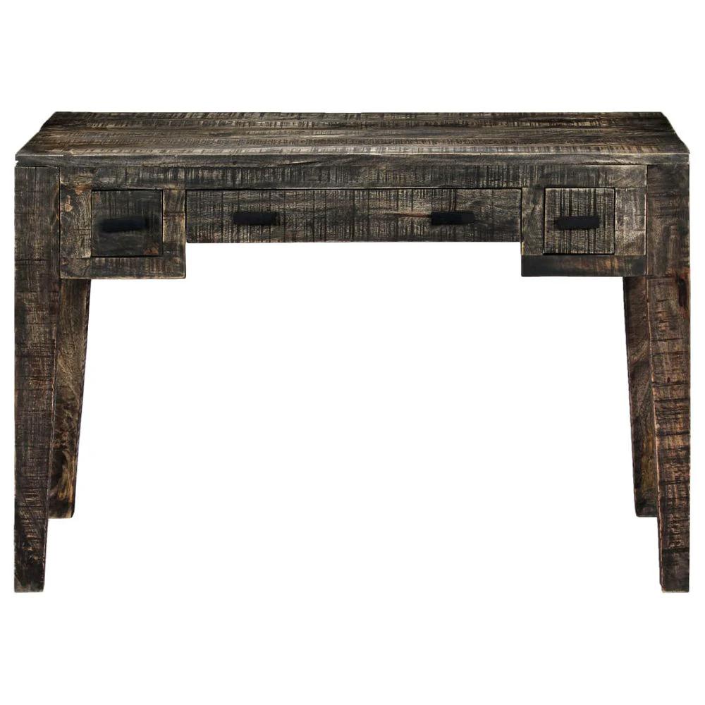 vidaXL Desk Black 110x50x75 cm vidaXL Solid Mango Wood - Desks Desk