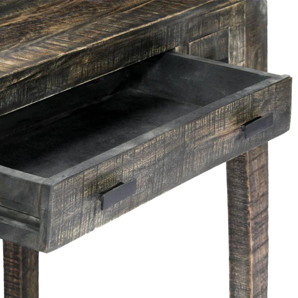 vidaXL Desk Black 110x50x75 cm vidaXL Solid Mango Wood - Desks Desk