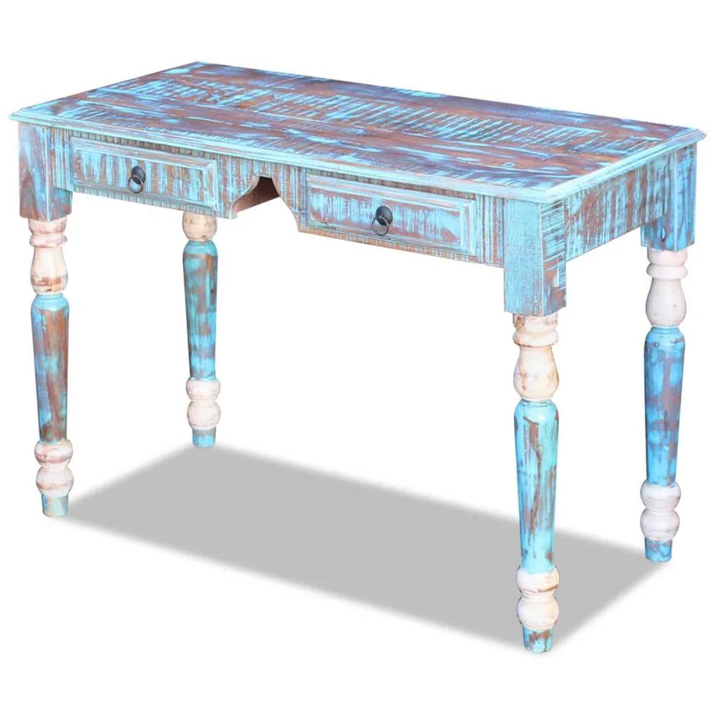 Desk Solid Reclaimed Wood vidaXL by vidaXL