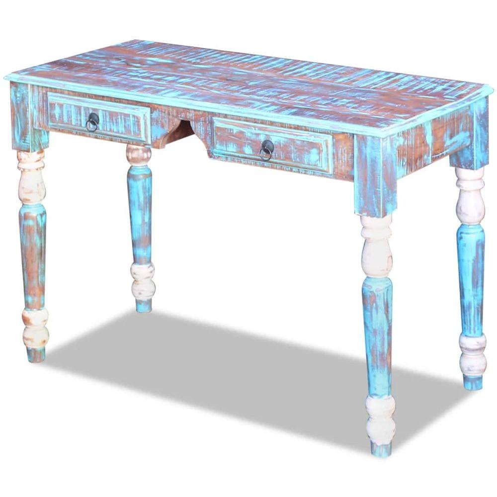 Desk Solid Reclaimed Wood vidaXL by vidaXL