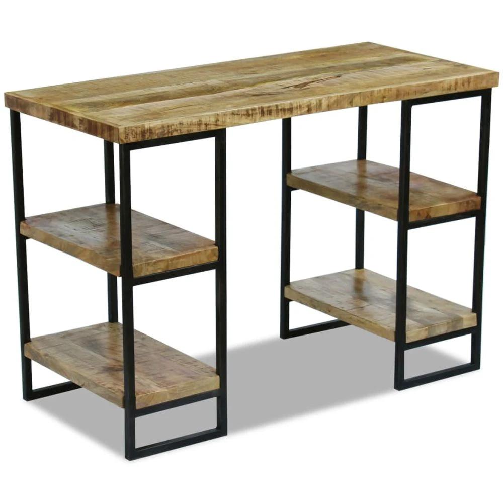 Office Desk Mango Wood vidaXL 110x50x76 cm by vidaXL