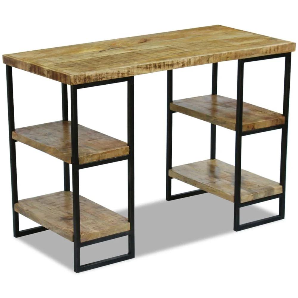 Office Desk Mango Wood vidaXL 110x50x76 cm by vidaXL