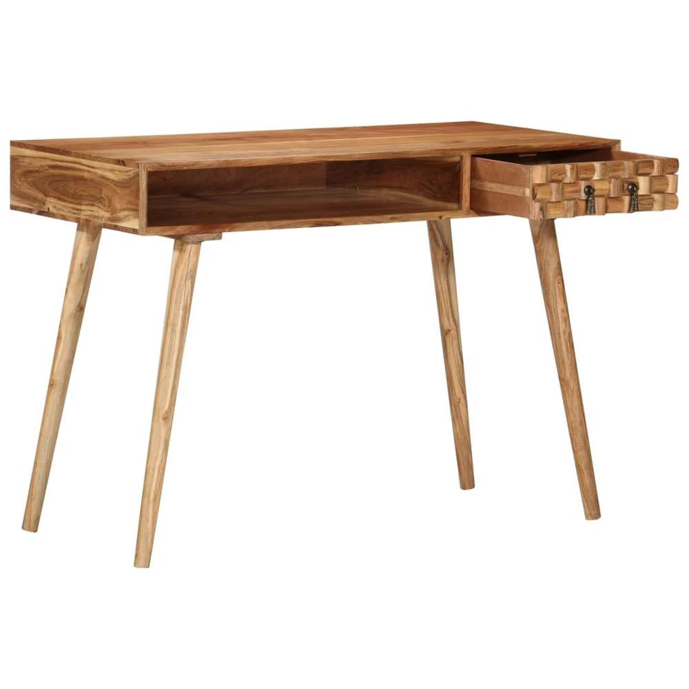 Writing Desk 115x50x76 cm Solid Wood Acacia by vidaXL