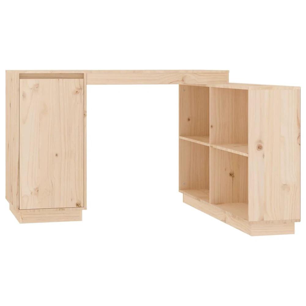 Desk 110x50x75 cm Solid Wood Pine vidaXL by vidaXL