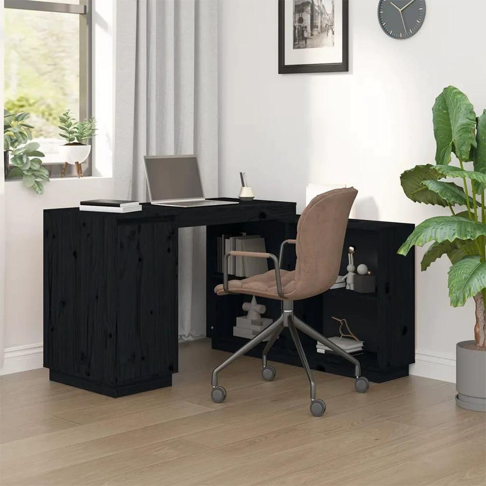 vidaXL Desk 110x50x75 cm Solid Wood Pine vidaXL - Desks Desk