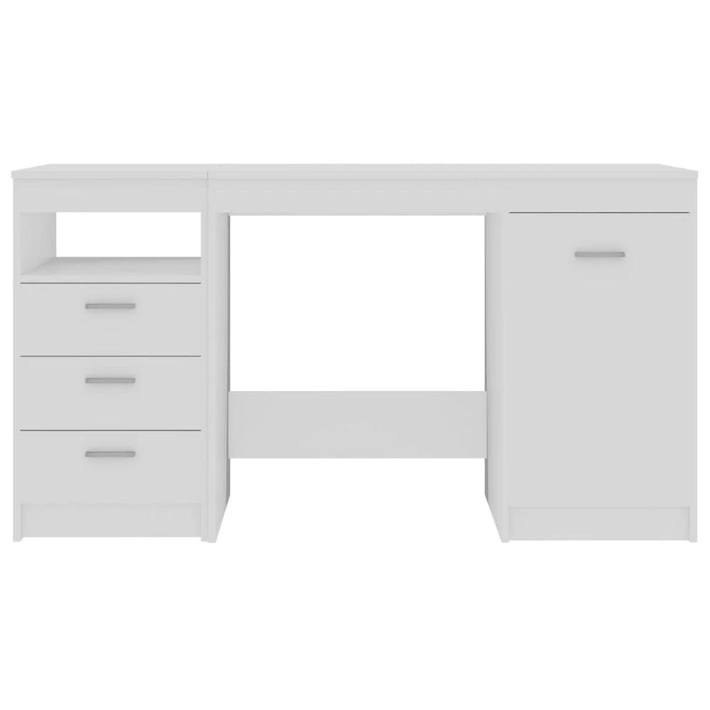 Desk White 140x50x76 cm vidaXL Engineered Wood by vidaXL