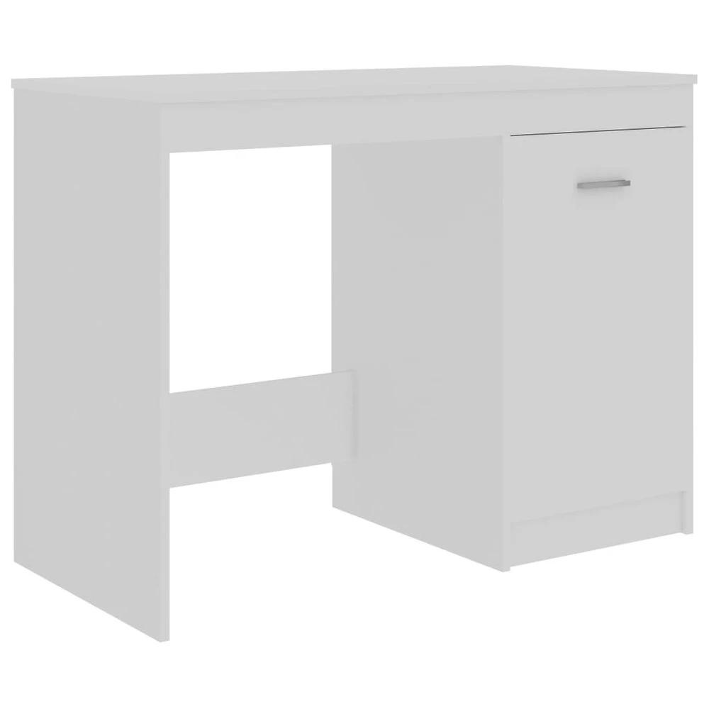 Desk White 140x50x76 cm vidaXL Engineered Wood by vidaXL