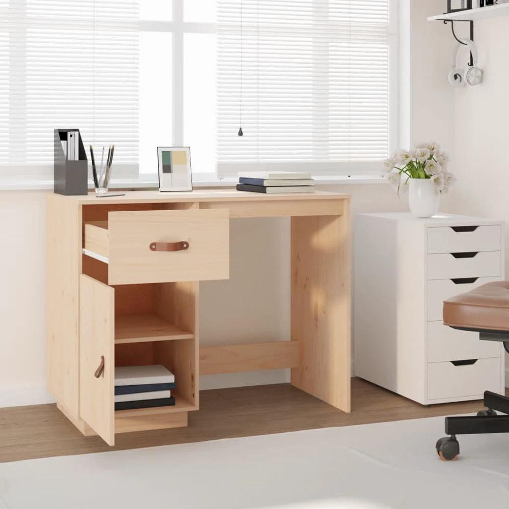 vidaXL Desk 95x50x75 cm vidaXL Solid Wood Pine - Desks Desk