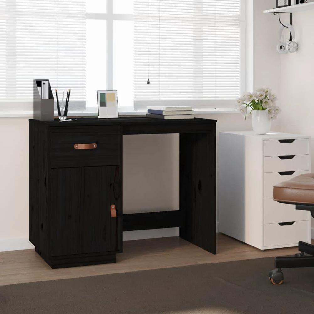 Desk 95x50x75 cm vidaXL Solid Wood Pine by vidaXL