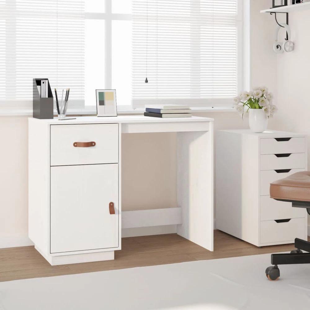 Desk 95x50x75 cm vidaXL Solid Wood Pine by vidaXL