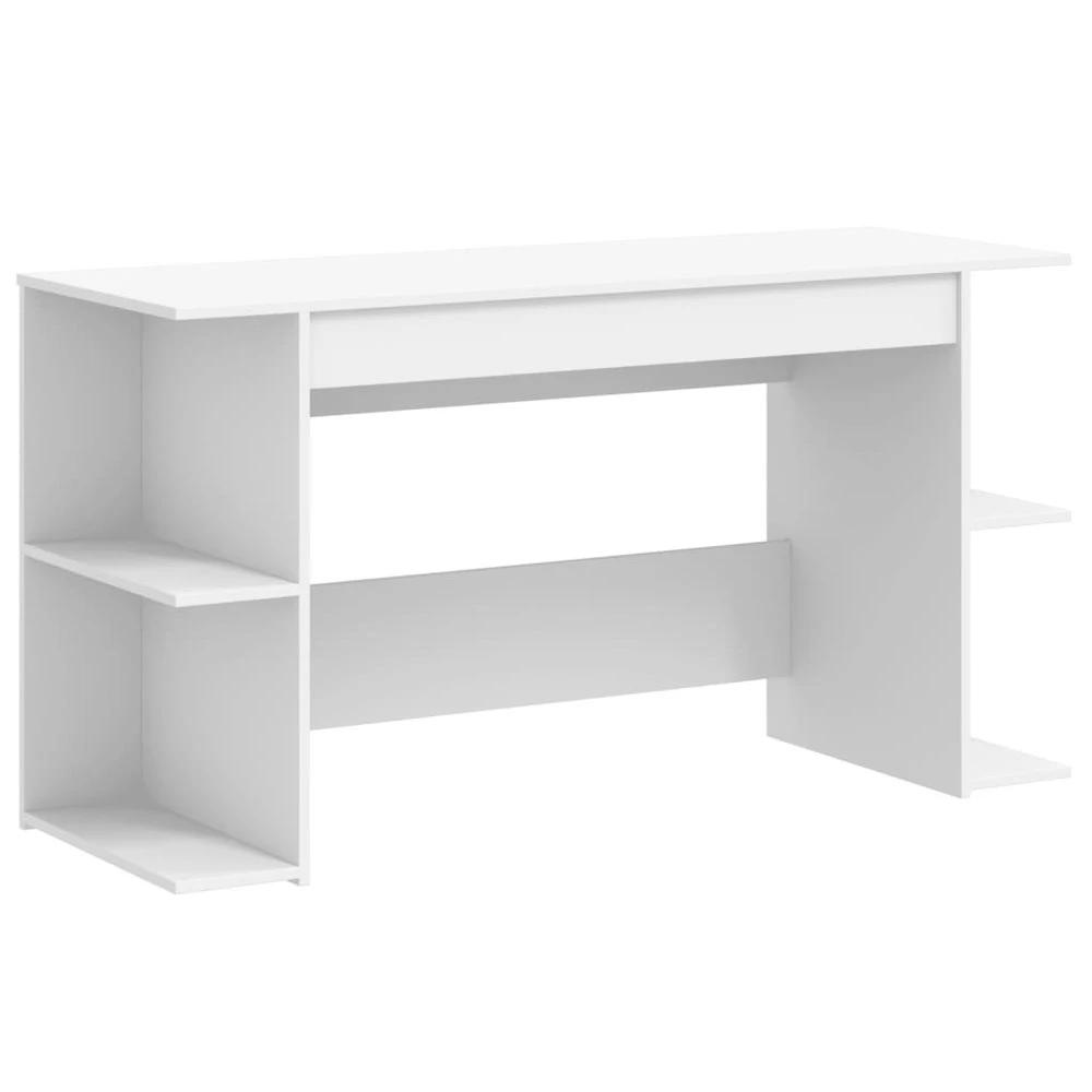 vidaXL Desk White 140x50x75 cm vidaXL Engineered Wood - Desks Desk