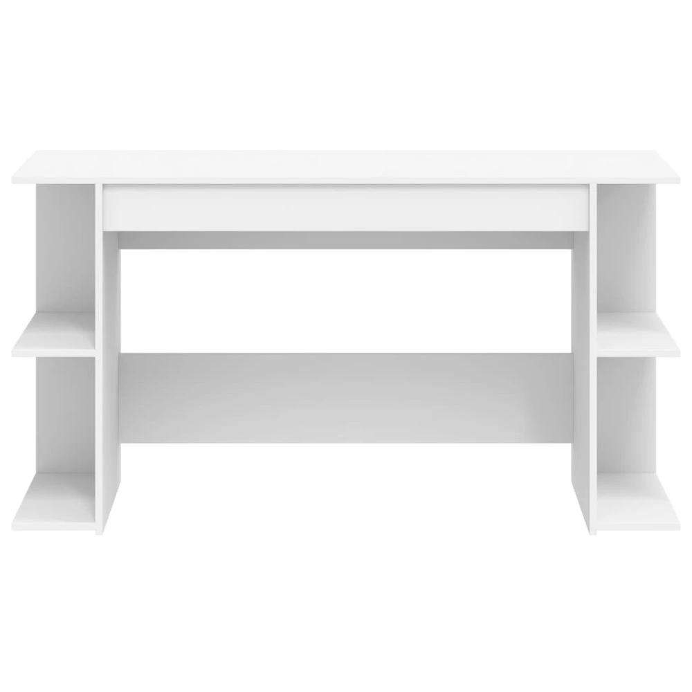 vidaXL Desk White 140x50x75 cm vidaXL Engineered Wood - Desks Desk