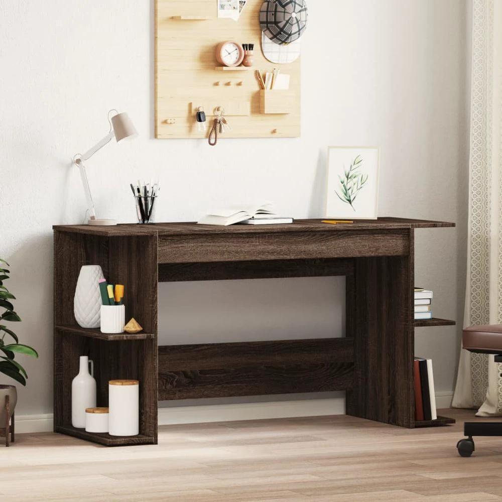 vidaXL Desk White 140x50x75 cm vidaXL Engineered Wood - Desks Desk