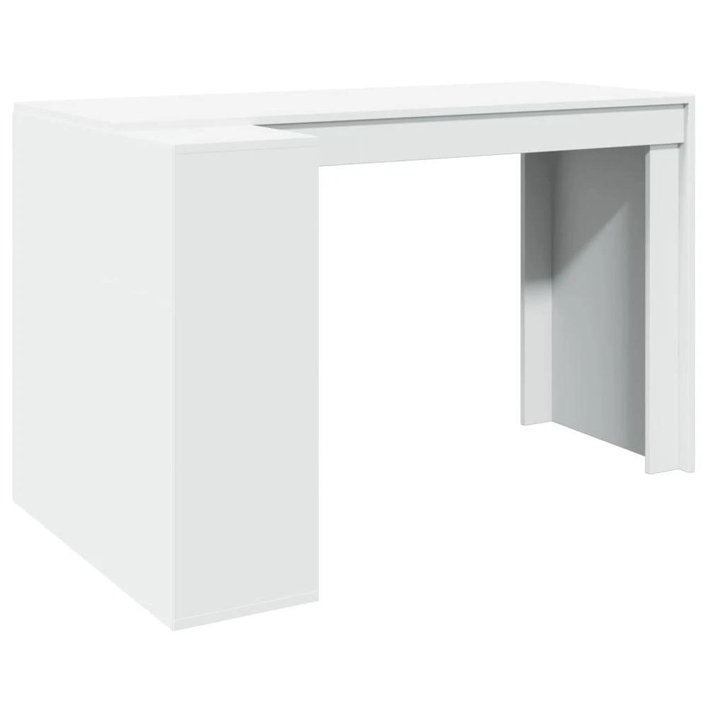 vidaXL Office Desk White 123.5x73.5x75 cm Engineered Wood - Desks Desk