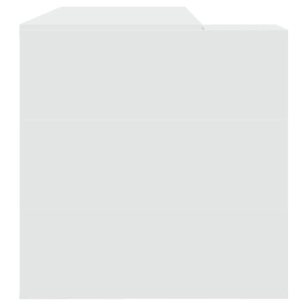 vidaXL Office Desk White 123.5x73.5x75 cm Engineered Wood - Desks Desk