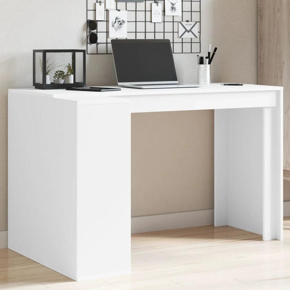 vidaXL Office Desk White 123.5x73.5x75 cm Engineered Wood - Desks Desk