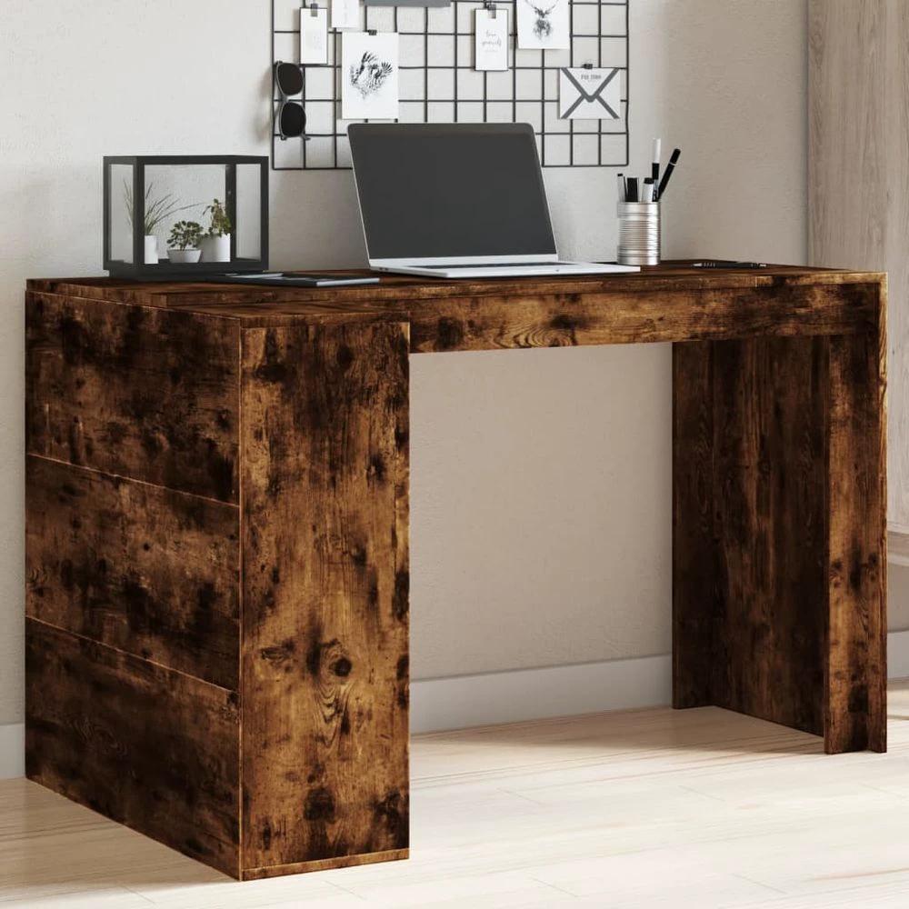 vidaXL Office Desk White 123.5x73.5x75 cm Engineered Wood - Desks Desk